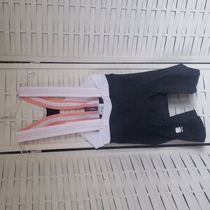 Sportful total comfort new black and white cycling mens bib size XL
